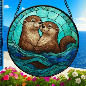 Personalized Family Suncatcher, Custom Stained Glass Portrait Gift, Keepsake for Mom or Grandma, Memorial Window Decor