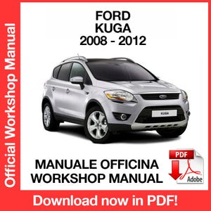 Ford Kuga 2008-2012 Factory service repair manual, Workshop service repair manual, ebook, pdf, INSTANT DOWNLOAD -  English Language