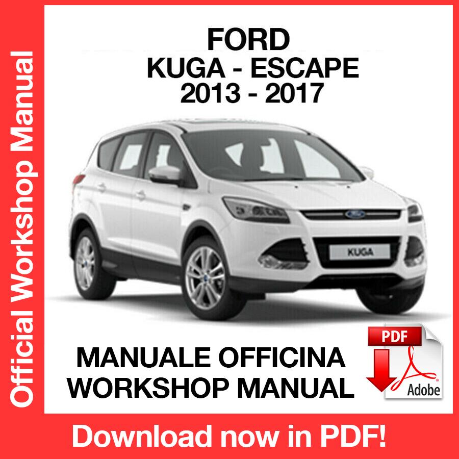 Genuine Ford Kuga Owner's Handbook & Manual (2017-2020) - Includes Navigation & SYNC Info