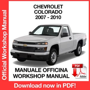 Chevrolet Colorado 2007-2010 Factory service repair manual, Workshop service repair manual, ebook, pdf, INSTANT DOWNLOAD - English Language