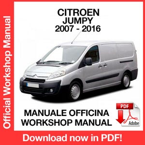 Citroen Jumpy 2007-2016 Factory service repair manual, Workshop service repair manual, ebook, pdf, INSTANT DOWNLOAD English Language