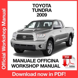 Toyota Tundra 2009 Factory service repair manual, Workshop service repair manual, ebook, pdf, INSTANT DOWNLOAD - English Languge