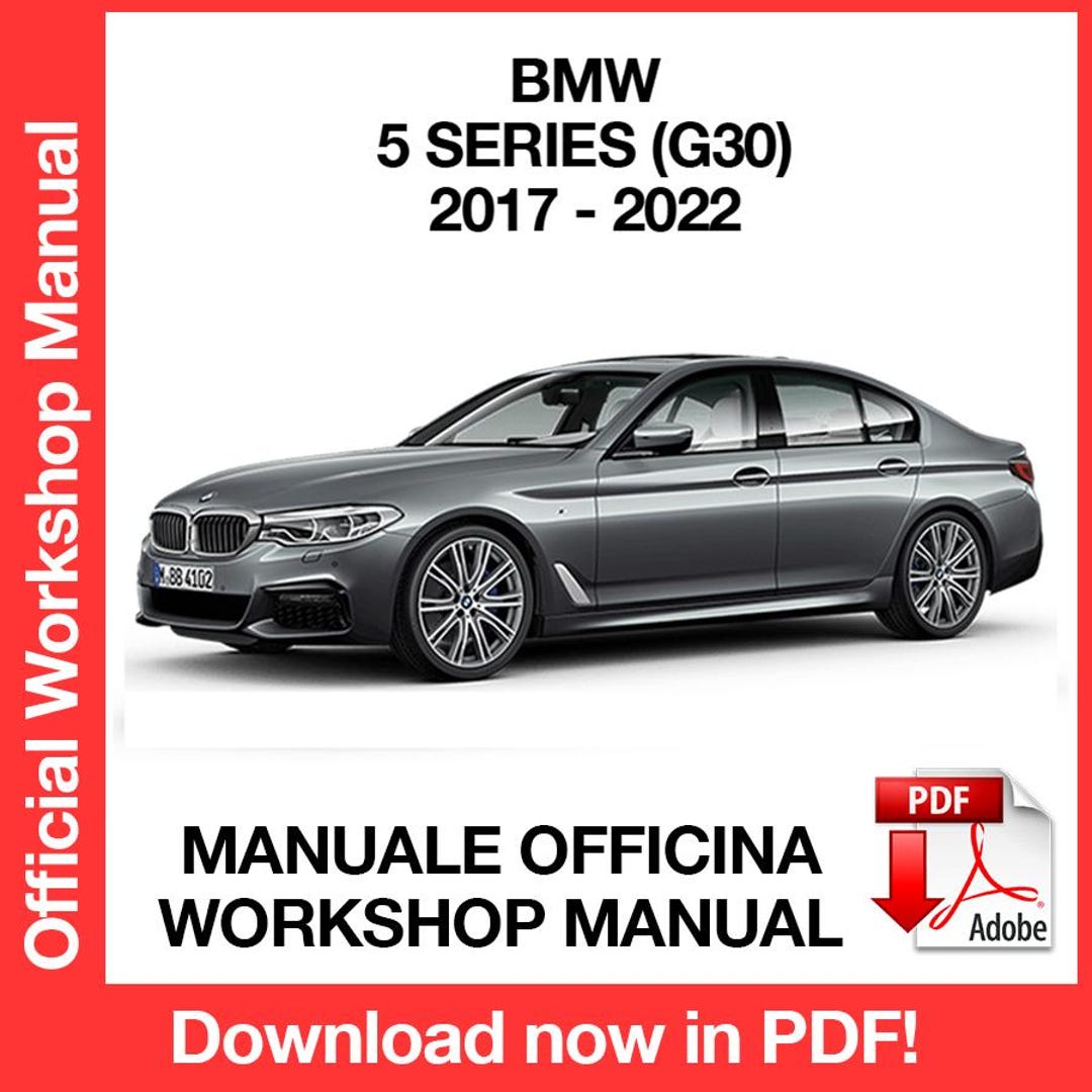 BMW 5 Series G30 530e 2017-2021 Factory Service Repair Manual, Workshop ...