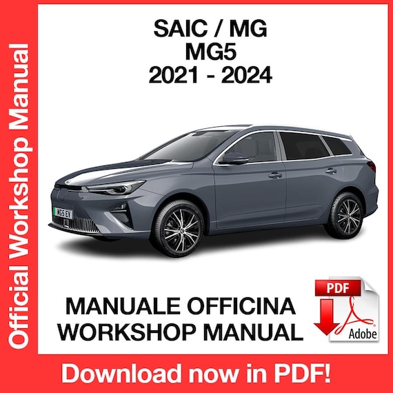 MG MG5 2021-2024 Factory Service Repair Manual, Workshop Service