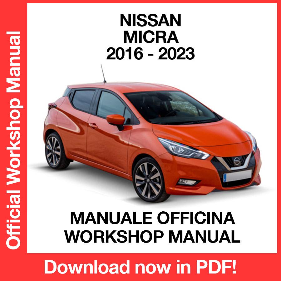 Nissan Micra K14 2016-2023 Factory service repair manual, Workshop service repair manual, ebook, pdf INSTANT DOWNLOAD - English Language