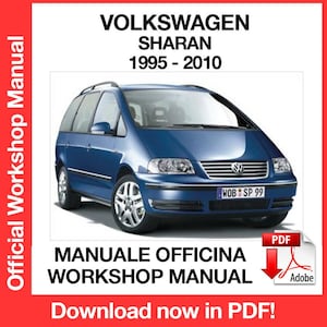 Volkswagen Sharan 1995-2010 Factory service repair manual, Workshop service repair manual, ebook, pdf, INSTANT DOWNLOAD - English Language