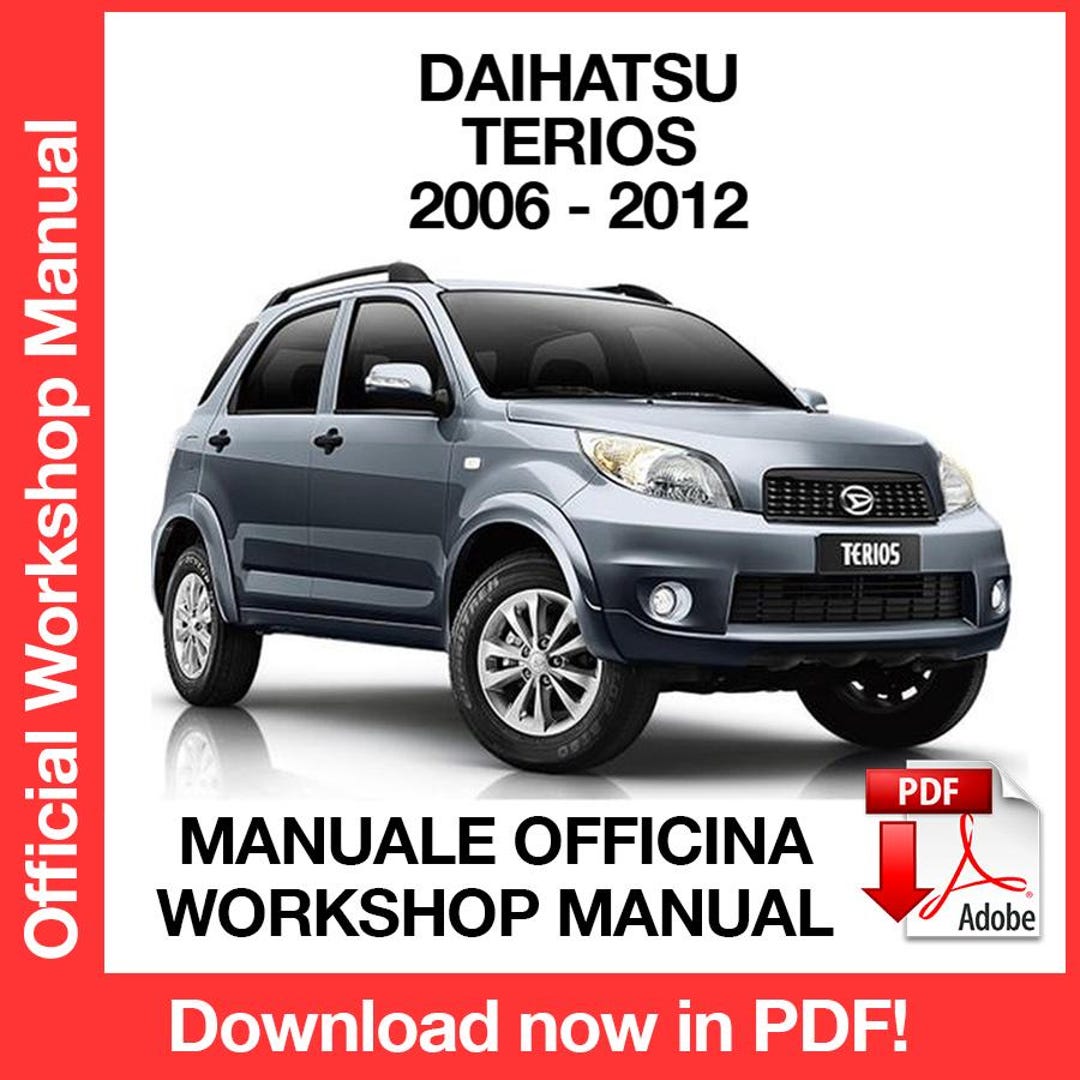 Daihatsu Terios J200 2006-2012 Factory Service Repair Manual, Workshop  Service Repair Manual, Ebook, Pdf, INSTANT DOWNLOAD English Language - Etsy, image size:1080x1080