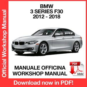 BMW 3 Series F30 335i 2012-2018 Factory Service Repair Manual, Workshop ...