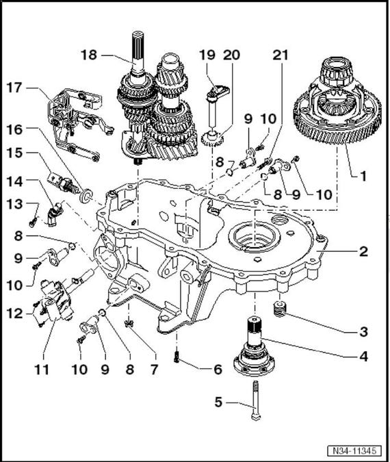 DICHTSATZ FÜR 6 Gang Automatikgetriebe 09K VW Transporter T5 EUR 357,00