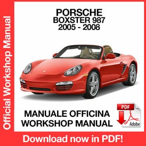 Porsche Boxster 986 1997-2004 Factory Service Repair Manual