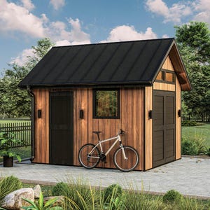 12x10 Garden Shed DIY Plans - building blueprint