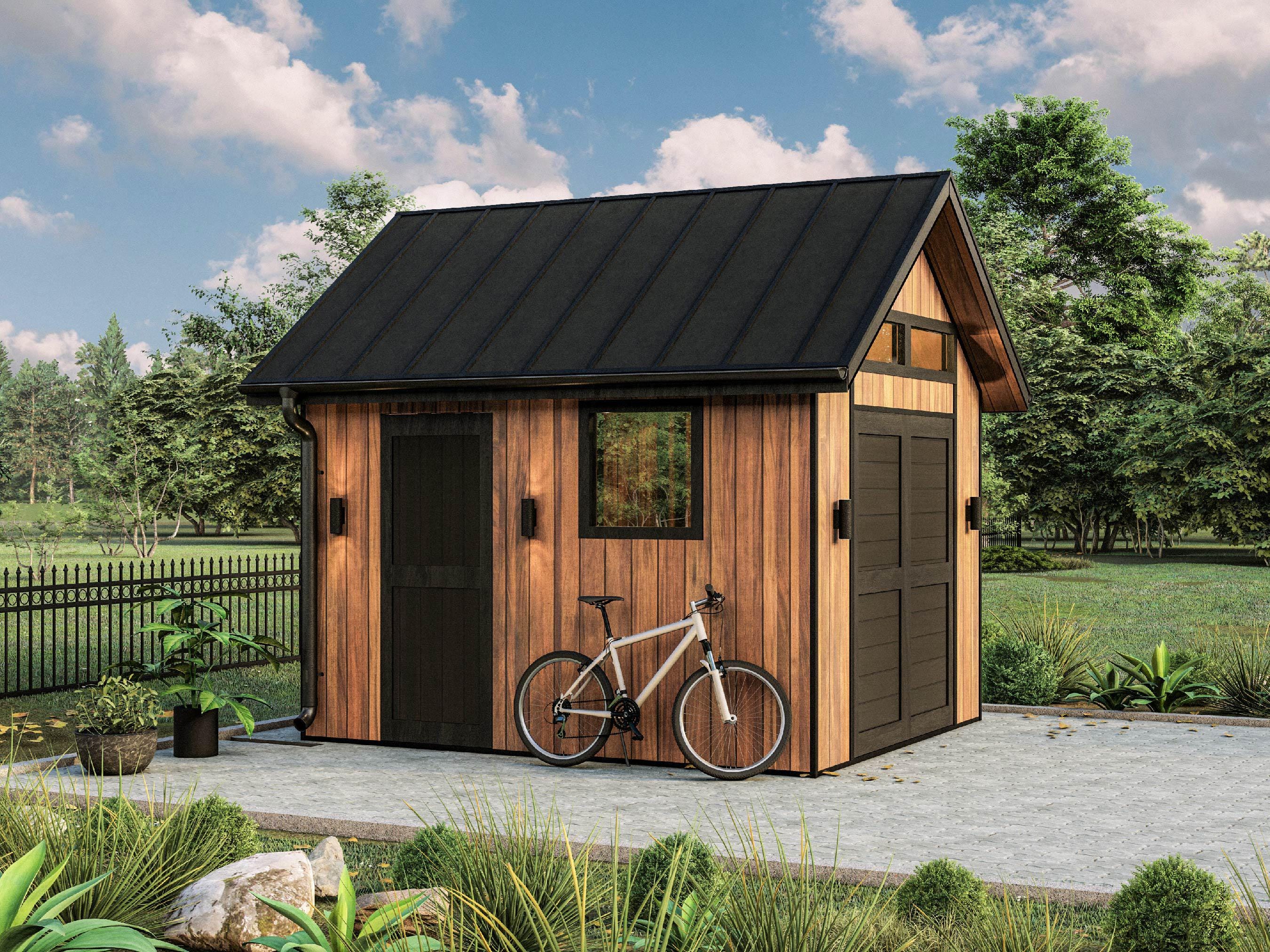 12x10 Garden Shed DIY Plans - building blueprint