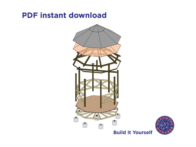 Blueprint Octagon Gazebo Plans