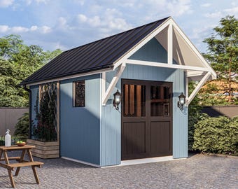 Shed Plans 16x10 - DIY Build Plans | building blueprint