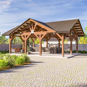 Pole Barn Pavilion Build Plans – Building Blueprint PDF, DIY Plans & Step-by-Step