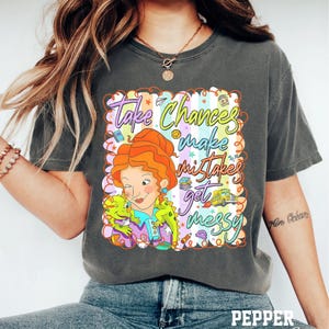 Take Chances Make Mistakes Get Messy Comfort Colors Shirt, Funny Teacher Tee, Magic School Bus Shirt, Back To School Gift