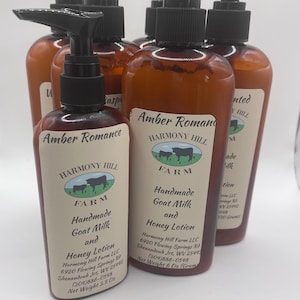 Handmade Goat Milk and Honey Lotion 6 oz