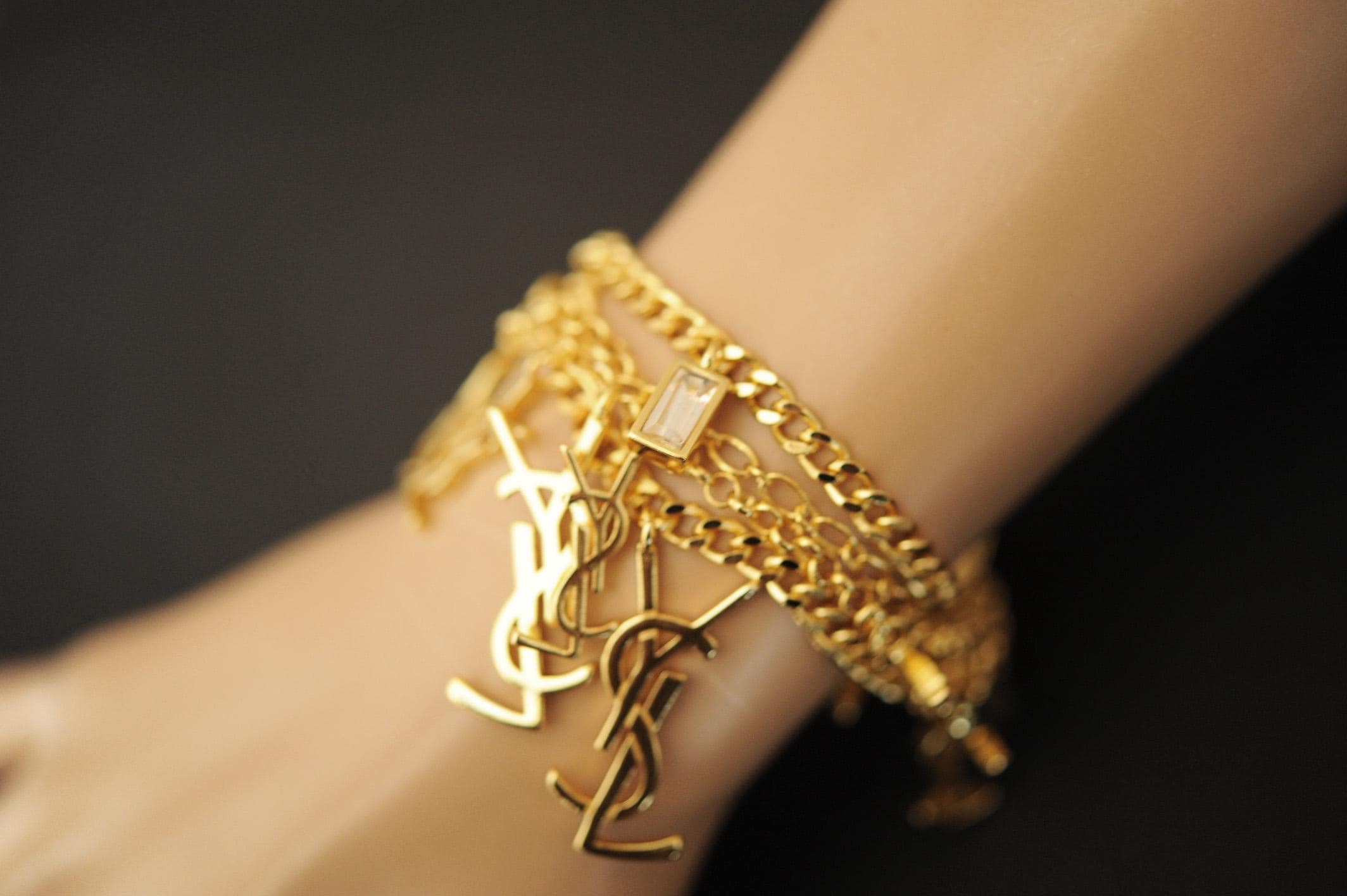 ブレスレット Saint Laurent l Chain Bracelet Saint Laurent Chain Bracelet | italist