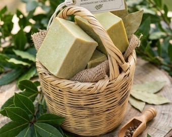 1 kg Aleppozeep 50 Laurierolie 50 Olijfolie | Handgemaakte natuurlijke veganistische zeep voor de gevoelige huid Gezicht Lichaamshaar
