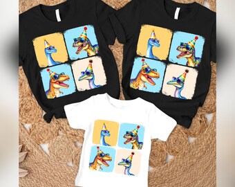 Dinosaur Birthday Shirt, Dinosaur Kids Shirt, Dinosaur Birthday Gift, Dinosaur Toddler Shirt, Dinosaur Birthday Theme, T-Rex Birthday Party