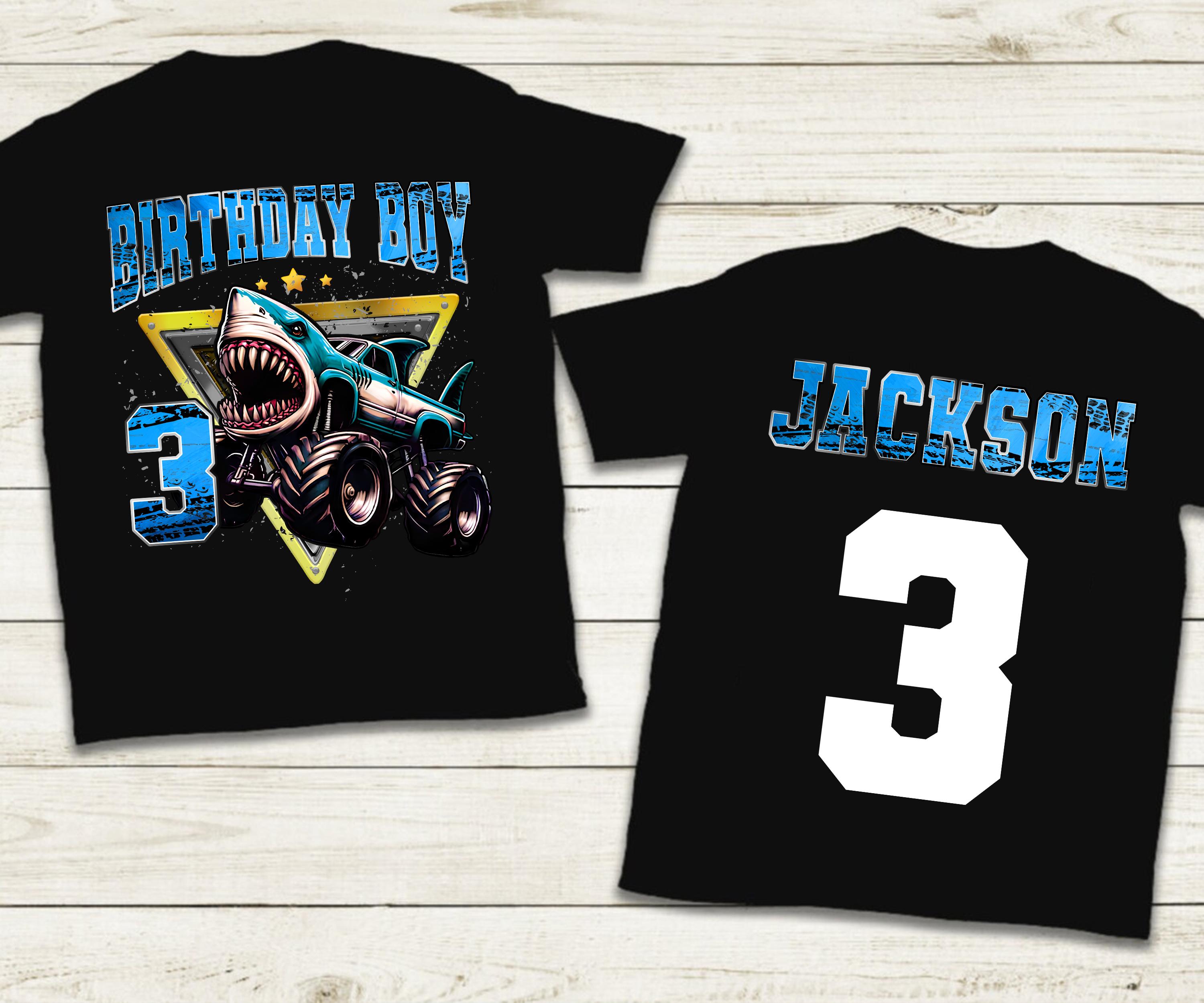 Toddler Monster Jam Shirt Megalodon