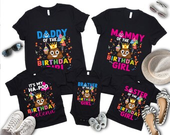 Emoji Birthday Family Shirt, Emoji Birthday Shirt, Poop Emoji Birthday Shirt, Emoji Birthday Party, Family Matching , Emoji Birthday Theme