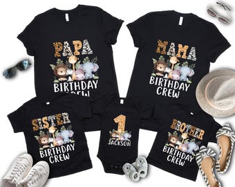 Safari Family Matching Shirts, Safari Birthday Boy, Safari Birthday Outfit, Family Safari Shirts, Birthday Family Shirt, Birthday Boy