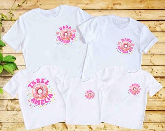 Sweet One First Birthday Shirt Donut Themed Birthday Family Matching Shirts Donut Mama Dada Donut Shirt Custom Doughnut Birthday Shirt