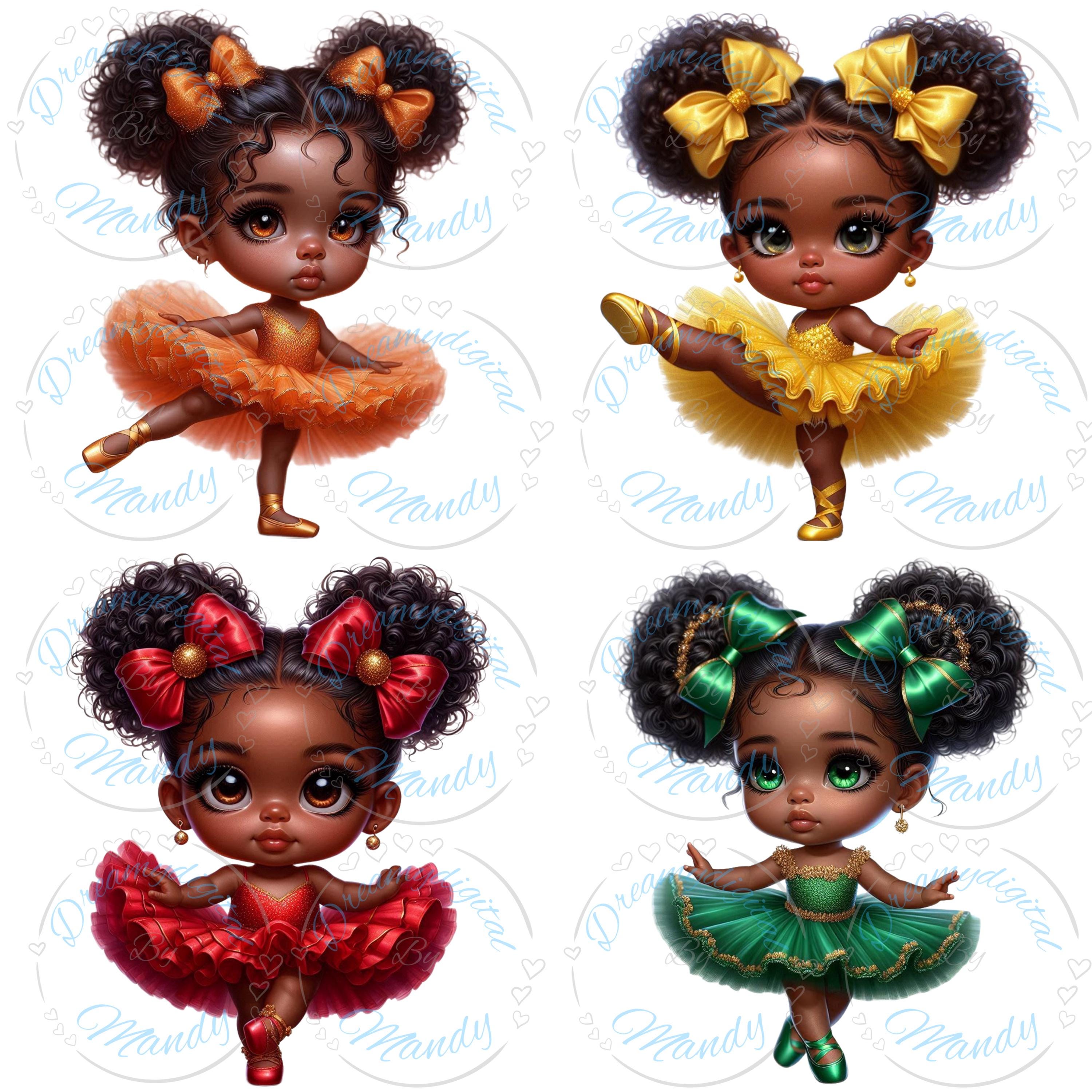 24 Chibi Ballerina Clipart , Ballet Girl Nursery Decor, Ballet Clipart ...
