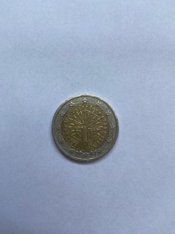 2 - ユーロ硬貨 - フランス - 2001 - Etsy 日本