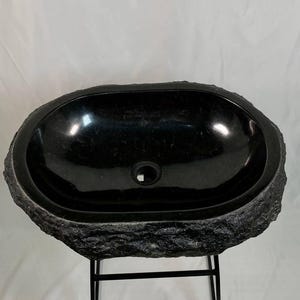 Premium Gabbro Granite Sink – Durable, Elegant Design, Deep Basin for Kitchen or Bathroom, Stylish Functional, High-Quality Natural Stone
