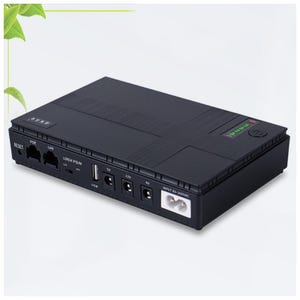 Mini-USV Batterie 5V, 9V, 12V,Unterbrechungsfreie Stromversorgung für Wi-Fi-Router