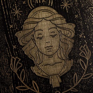 Virgo Horoscope Wall Art, Handmade Home Decor, Zodiac Sign Art, Wood Art Canvas, Unique Home Decor, Gift for Astrology Lovers