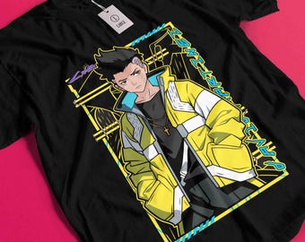 Anime Shirt Fire Style / Streetwear / Japan Style / Unisex / 100% Cotton Tshirt Manga Tee