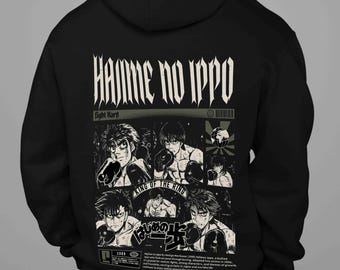 Anime Hoodie, Manga Hoodie, Sport 90s Anime Lovers, Boxing GYM Hoodie, Otaku Ropa, Graphic Anime Unisex Hoodie, Boxing Anime, Sport Hoodie