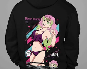 Sudadera unisex vintage de anime, sudadera de anime, sudadera de anime waifu, sudadera con capucha de anime gráfica, sudadera de manga, sudadera con capucha de anime japonés
