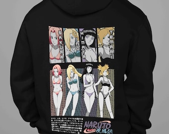 Sudadera con capucha unisex de anime Waifu, sudadera con capucha de mujer de anime