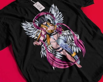 Camiseta de anime estilo fuego / Ropa urbana / Estilo japonés / Unisex / Camiseta manga 100 % algodón