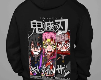 Sudadera unisex vintage de anime, sudadera de anime, sudadera de anime waifu, sudadera con capucha de anime gráfica, sudadera de manga, sudadera con capucha de anime japonés