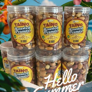 Taïno Roasted Peanuts, Grilled & Salted Snack