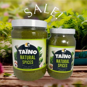 Taïno Haitian Natural Spices, Gourmet Seasoning Blend, All-Natural Haitian Spice Mix, Versatile for Meats, Chicken, Fish & Vegetables