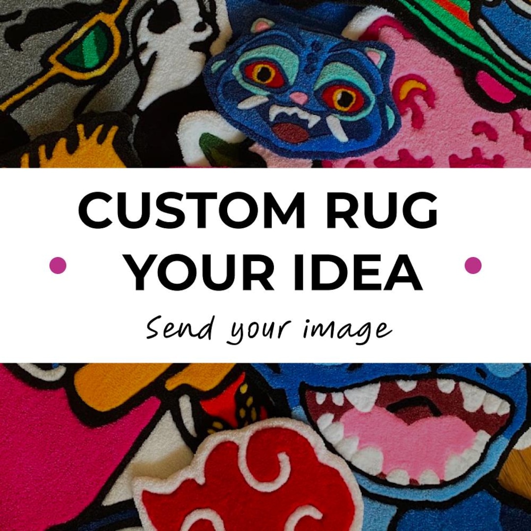 Custom Tufted Rug, Any Design Carpet, Personalized Handmade Rug - Etsy