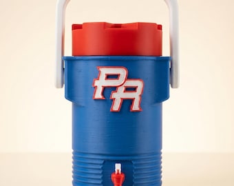 Puerto Rico Can Koozie | 3D Printed Mini Water Cooler Can Holder | PR Flag Beer & Soda Can Sleeve | Boricua Cookout Gift