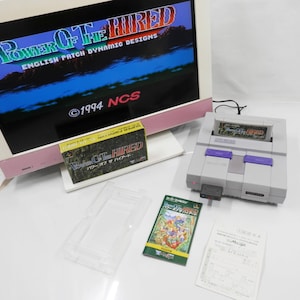 Power of the Hired Super Famicom - Modified to English - SNES Retro Gaming RPG