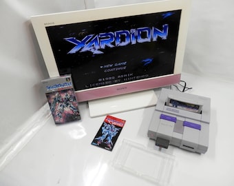 Xardion authentic Super Famicom SNES game translated to english language