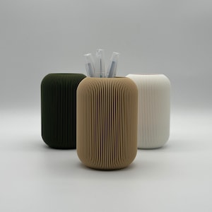 Pen holder &quot;PILLE&quot; | Desk organizer | Sustainable and plastic-free | 11 cm x 7.6 cm