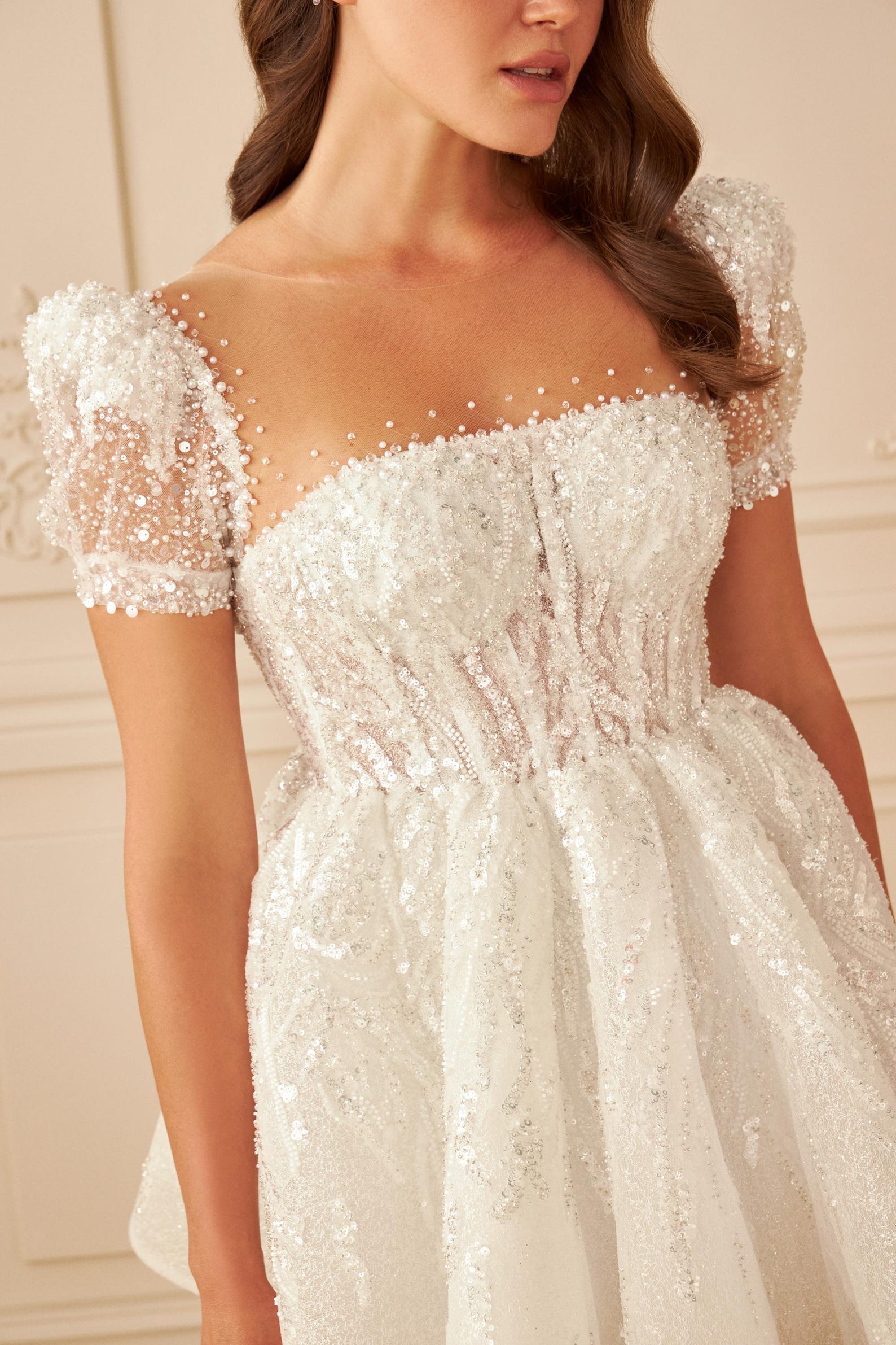 White After Party Dress Short White Wedding Reception Dress Elegant ...