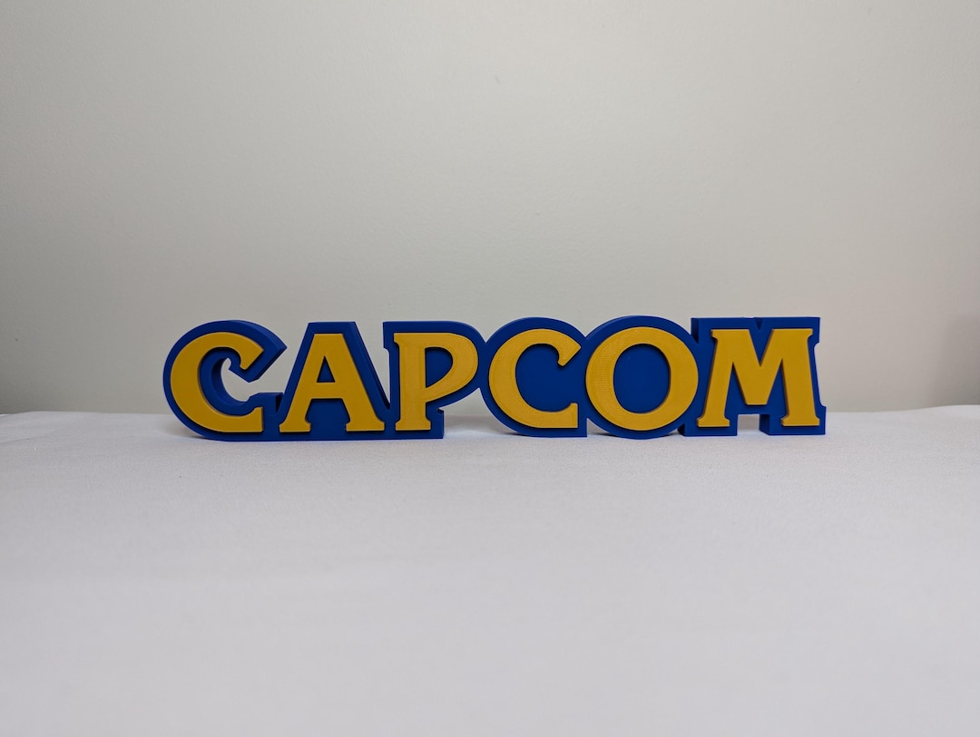 Capcom Sign Capcom Logo Sign Display Plaque - Etsy