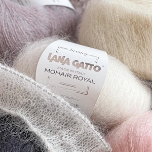 Lana Gatto Mohair Royal 8000 white