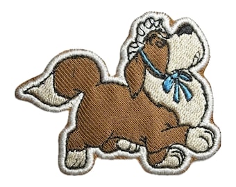 Toppa Del Bambino Del Ricamo Con Il Cane Sveglio In Costume Dell Unicorno Image100112757 - Foto 13